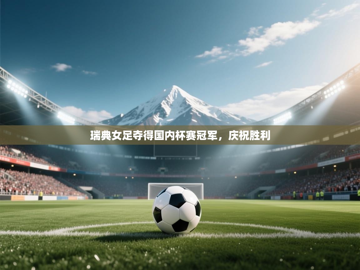 瑞典女足夺得国内杯赛冠军，庆祝胜利  第1张