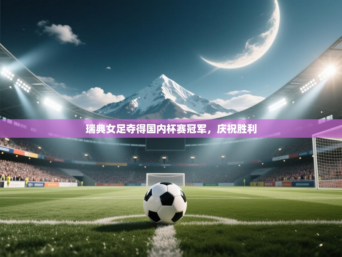 瑞典女足夺得国内杯赛冠军，庆祝胜利  第2张